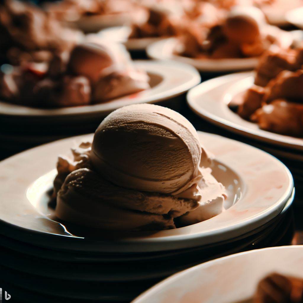 Imagen de un helado de chocolate